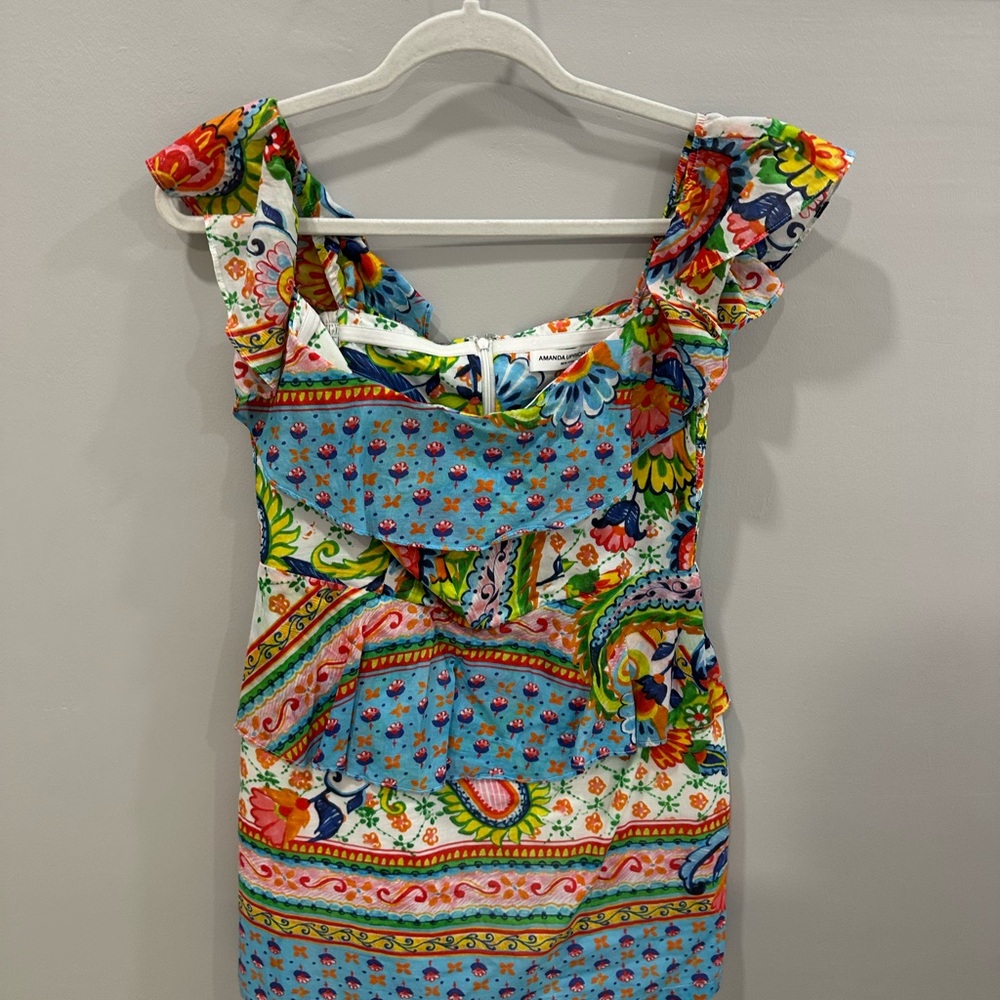 Amanda Uprichard Multicolor Mini Dress